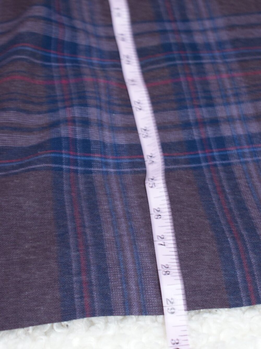 Pendleton Wool Purple and Blue Plaid A-Line Midi Skirt - 14 - EUC - Picture 5 of 16